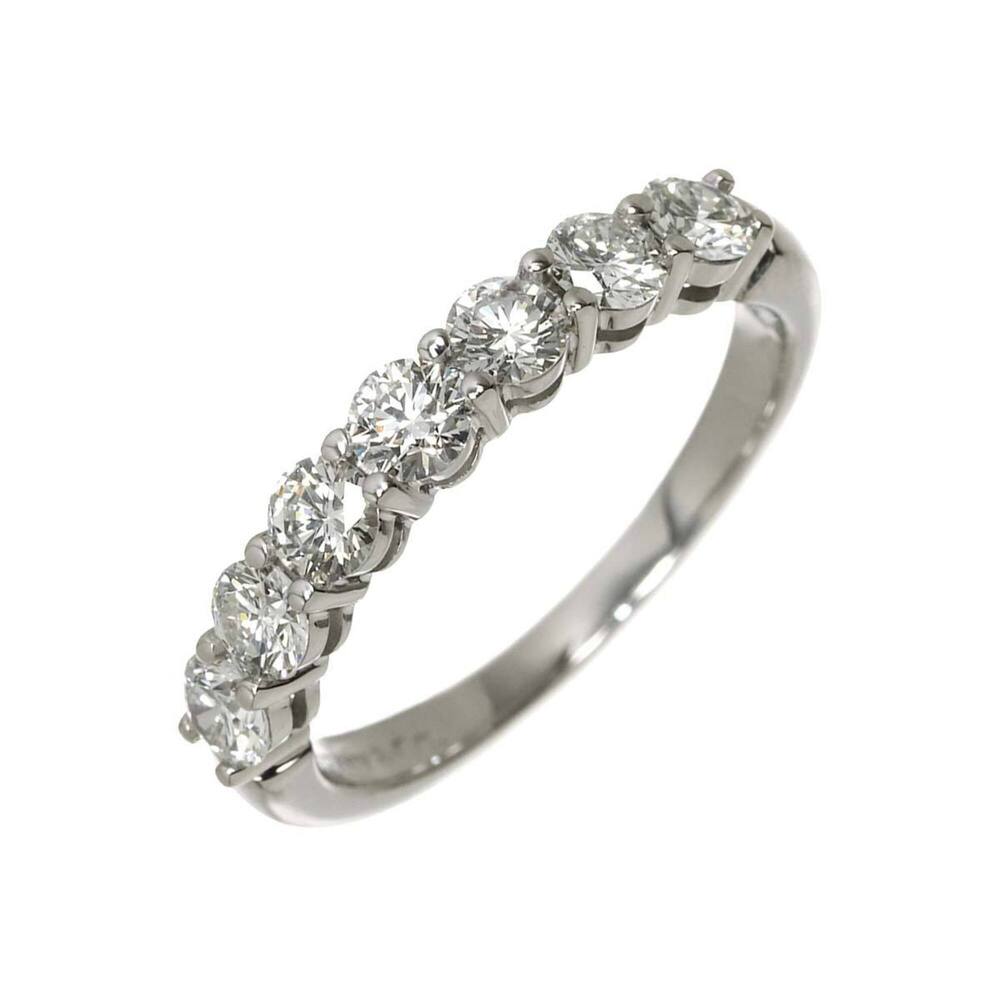 Tiffany & Co. Forever Half Diamond Ring, 3.5mm wide, Platinum, Embrace Ring